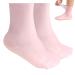 Silicone Moisturizing Socks 1 Pair Long Soft Gel Socks Anti Slip Women Foot Mask Socks Spa Pedicure for Dry Cracked Feet Softening Calluses Rough Skin L