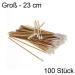 Buy 100x Large Kosmetex Cotton Swabs - 23 cm Wooden Stick with Cotton Head for Versatile Use | International Shipping Available - Buy Online on SooperMarket.com