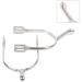 High-Quality Stainless Steel Wheel Spores | Men's 40 Swan Neck Spores & More - International Shipping - Buy Online on SooperMarket.com