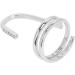 Nail Art Fingernail Rings Decorative Nail Ring Fashion Fingertip Jewelry Nail Art Ring Ladies Wearing Nail Accessories Women Finger Nail Ring Electroplated Copper Fingernail Rings(3050 Platinum) - Buy Online on SooperMarket.com