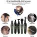 4-in-1 USB Rechargeable Nose Hair Trimmer for Men - Waterproof Ear & Eyebrow Clipper - Perfect for Travel & Family Use - Buy Online on SooperMarket.com