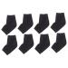 minkissy Pairs feet Cracked Gel Heel Sleeves calcetines para Hombre Dry feet Heel Protector Rough Calluses Mens Stocking Gel Foot Care Man Torn Man
