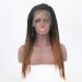 SHIYID Black Brown Synthetic Braided Lace Front Wig - Premium Heat Resistant Fiber Hair Wigs for Women - Shop Now! - Buy Online on SooperMarket.com