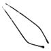 RANARA Replacement Eyeglass End Tips Eyeglass Legs Eyeglass Accessories 1 Pair Eyeglass Replacement Temples Metal Frame Silver