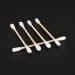 Toruiwa Double-Ended Cotton Swabs - Wooden Sticks for Makeup Removal Ear Cleaning & Wound Care - 100 Pieces - 8.5 x 2 x 7 cm - International Shipping Available - Buy Online on SooperMarket.com