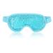 Gamufw Cooling Eye Mask Hot Cold Therapy Gel Eye Mask for Puffy Eye Migraine Relief Headache Dark Circles Dry Eyes Swollen Eyes Sinus Pain (Blue)
