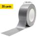 Heavy Duty Silver Duct Tape  Professional Grade Multi-Use Duct Tape  48mm x 32m (1.88 inches x 35 Yards)  8.27 mil Thickness  Silver  3 Rolls 1.88 inches x 35 yards Silver 3 - Buy Online on SooperMarket.com