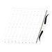 Hemoton 10pcs Eyebrow Positioning Ruler Plastic Eyebrow Ruler Brow Guide Stencil Shape Template Mold Make up