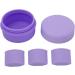 Verdant Touch Empty Silicone Cream Jar Silicone Cream Jars Travel Makeup Containers Set 3 Dispensers Refillable Empty Cream Jars with ed Lids and Spoon Portable Pink for Travel - Buy Online on SooperMarket.com