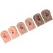 Flexible Silicone Ear Model 3 Colors, Waterproof & Realistic for Beauty Practice - Buy Online on SooperMarket.com