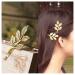 Olbye Leaf Hair Clip Set - Dainty Gold Barrette Pins for Women and Girls - Buy Online on SooperMarket.com
