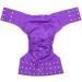 Buy Washable Adult Diapers - Adjustable Cloth Diaper Pants for Incontinence Care | Breathable & Reusable Purple Diapers - Buy Online on SooperMarket.com