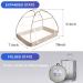 Pop Up Mosquito Net for Full to King Size Bed - Foldable, Portable, Large 72 x 78 x 59 inch - Ideal for Baby and Adults - Buy Online on SooperMarket.com
