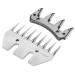 Shear knife for sheep high-strength stainless steel shear knife with swivel blade goat shear knife replacement for shear knives (9 tooth straight blade (+ swing blade))