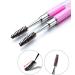 HESSION Eyelashes Comb Curlers Makeup Brush Mascara Brush Make Up Wands Eyebrow Brush with Cap Travel Accessories (HOT PINK) - Buy Online on SooperMarket.com