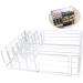 IMIKEYA Lipstick Stand 2 Pcs Makeup Storage Case Makeup Holder Display Makeup Case Storage Box Eyeshadow Palette Powder Transparentx2pcs 24.7X18.2X7CMx2pcs - Buy Online on SooperMarket.com