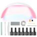UV LED Gel Nail Set Dekaim UV LED Gel Nail Art Set 36W UV Gel Dryer Light Top&Base Manicure Set(4#) - Buy Online on SooperMarket.com