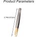 Slanted Stainless Steel Eyebrow Tweezers - Anti-Skid Sharp Tweezers for Facial Hair - Buy Online on SooperMarket.com