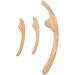 3pcs Cypress Gua Sha Tool Set | Muscle Relaxation & Cellulite Removal Massager for Face Arms Legs Back | Shop Internationally - Buy Online on SooperMarket.com