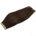 GOO GOO TAPE Extensions - 20pcs Chocolate Brown Real Hair | 40cm 50g Tape-in Hair Extensions #4A - Buy Online on SooperMarket.com