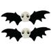 Bat Skull Hair Clips for Women & Girls - Halloween Devil Wings Barrettes for Cosplay Costume - Buy Online on SooperMarket.com