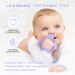 Vicloon Baby Bite Rings 2 Pack Silicone Teething Toys BPA-Free Dental Aid Soft Lion Design for 3+ Months Violet Color - Buy Online on SooperMarket.com