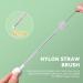 LVJKES 3-in-1 Bottle Brush Set - Baby Silicone Cleaning Tools for Bottles Straws & Pacifiers - Red Penguin Design - Buy Online on SooperMarket.com