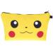 PREMYO Cosmetic Bag Small for Handbag - Makeup Bag Women Make Up Bag - Pencil Case Girls Case Pens Yellow