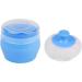 JNAWA Baby Powder Puff Box Drum - 2 Piece Set | Portable Sponge Body Puff for Children | Fluffy Powder Care Box - Buy Online on SooperMarket.com
