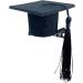Wontool Graduation Hat Insert Doctoral Hat Headband - Graduation Hat Hairpin Set 3D Graduation Hat Inserts Graduation Accessories for College University High School Black - Buy Online on SooperMarket.com