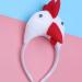 WRITWAA 1Pc Chicken Hair Hoop Easter Headbands Cartoon Rooster Hair Bands for Halloween Decorations Animals Ears Headdress Cute Headbands for Cosplay Party White - Buy Online on SooperMarket.com