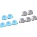 Set of 5 Plastic Suction Cup Razor Holders - Bathroom Organizer - Blue - 2X Pack - Ideal for International Shipping - Buy Online on SooperMarket.com
