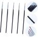 WOONEKY 5pcs Fine Eyeliner Brush Make up for Face Lipstick Brush Gel Liner Eyeliner Black Fiber - Buy Online on SooperMarket.com
