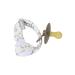 VERTBAUDET Floral Wool Pacifier Chain - White Print One Size | International Shipping - Buy Online on SooperMarket.com