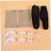 Healeved 12pcs Toe Strap Kit - Gel Toe Separator & Big Toe Straightener Set for Arch Support Bands and Silicone Holder - Black - Buy Online on SooperMarket.com