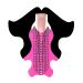 100pcs Extra Long Art Nail Extension Paper Nail Art Tips Guide Sticker French DIY Tool UV GEL Form Guide Stickers (Fish Patten Pink)