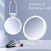 Ruuizksa 10X Magnifying Makeup Mirror with Lights and Magnification 3 Colors Desktop LED Mirror and Vanity Mirror for Travel - Buy Online on SooperMarket.com