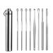 WNPXQNT 7/8pcs Ear Wax Cleaner Removal Tool Earpick Sticks Earwax Remover Sulfur Ears Curette Cleaning Cleaning Wax Pick Kit Ear Ear Kit