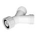 3/4 Y Splitter Connector Convenient & Y Connector Plastic for Washing Machine & Dishwasher Y Connector