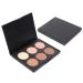 Shop 6-Color Matte Eyeshadow Palette | Professional Makeup Kit with Brushes & Bag - International Shipping Available - Buy Online on SooperMarket.com
