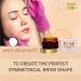 MinaiBrow Eyebrow Conditioning Cleanser 100ml + White Brow Paste 5g | Hydrating, Moisturizing, Brow Mapping & Shaping - Buy Online on SooperMarket.com