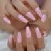 Shiny Holographic Pink Almond Press-On Nails | Long Reflective Ballerina Coffin Tips - L5672 - Buy Online on SooperMarket.com