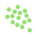 PATIKIL 200pcs 3mm Fishing Beads Soft Plastic Glowing Fishing Lure Round Green