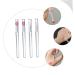 4pcs Silicone Lip Brush Set - Portable Lip Mask & Eyeshadow Makeup Tools for Effortless Lipstick & Lip Gloss Application - Buy Online on SooperMarket.com