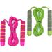 Kids Adjustable Jump Rope with Soft Foam Handles - Fun Outdoor Activity for Boys & Girls - Pink-Green - Buy Online on SooperMarket.com