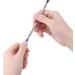 Cuticle Pusher Stainless Steel Nail Perfection Tool Dead Skin Removal Pedicure Nails Cleaner Nail Art Manicure Tool for Fingernails and Toenails (F505) - Buy Online on SooperMarket.com