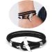 Shop OralGos Multilayer Milan Viking Bracelet & Whale Tail Bracelet for Men | Beach Jewelry in Blue - International Shipping Available - Buy Online on SooperMarket.com