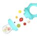 Xiaoxin Baby Food Feeder - Fresh Fruit & Veggie Silicone Nipple Teething Toy for Toddlers - Easy to Clean - Blue - Buy Online on SooperMarket.com