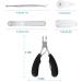 Professional Toe Nail Clipper for Thick and Ingrown Toenails - Surgical Stainless Steel Trimmer with Soft Grip Handle (4PCS) - Buy Online on SooperMarket.com