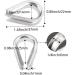 4Pcs 1/2 Wire Rope Chain Thimble Set - Boat Rigging Anchor Splicing | 316 Stainless Steel - Buy Online on SooperMarket.com